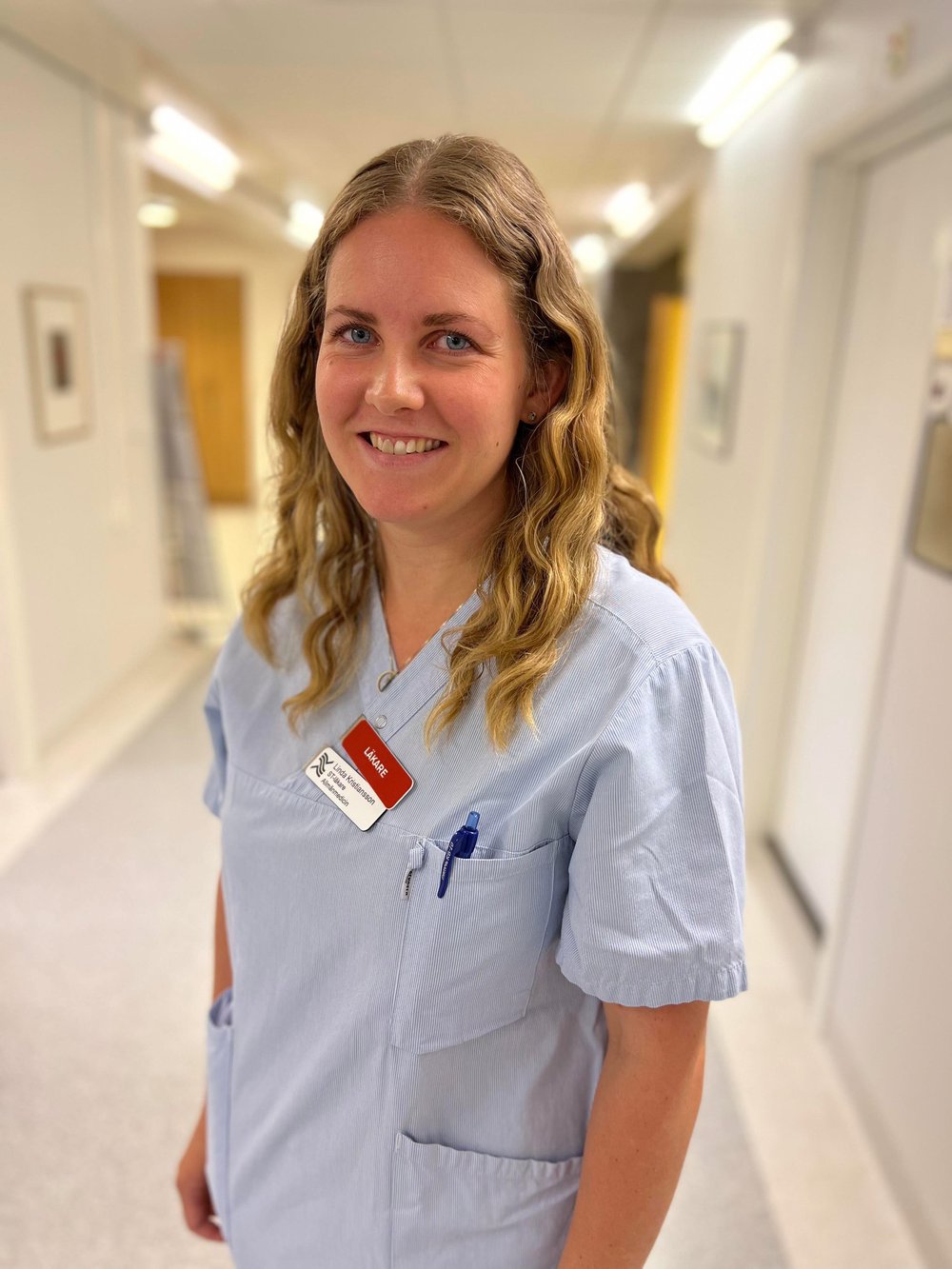 Linda Kristiansson, ST-läkare i allmänmedicin på Sandviken Norra Din hälsocentral, är doktorand inom en studie om simningsorsakat lungödem (SIPE).