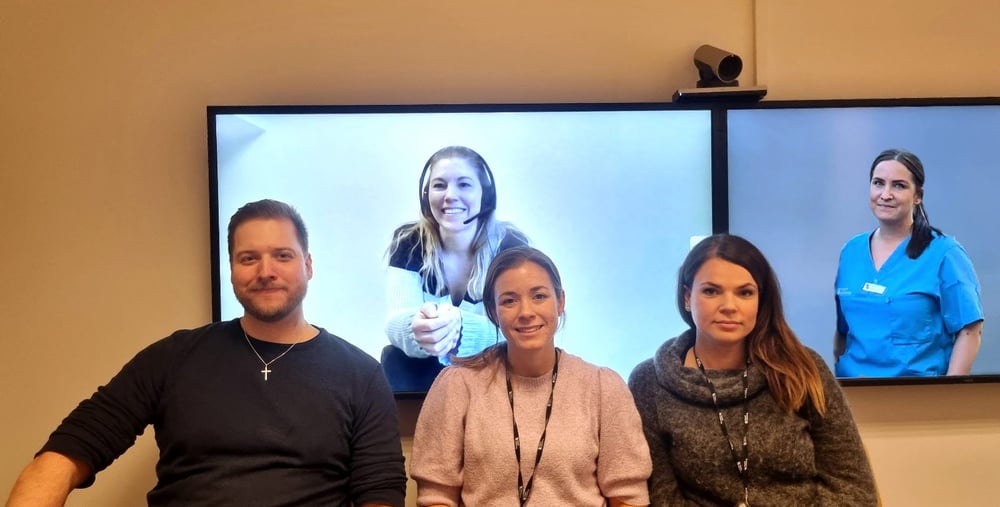 Region Gävleborg har nu utbildat fem tobaksavvänjare. Bilden är från sista tillfället.