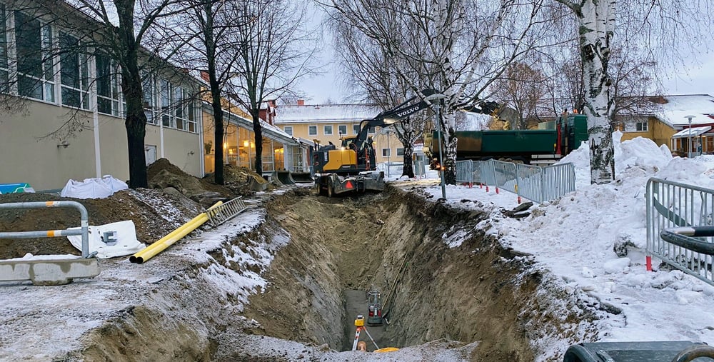 Exteriörbild på Bollnäs folkhögskoa