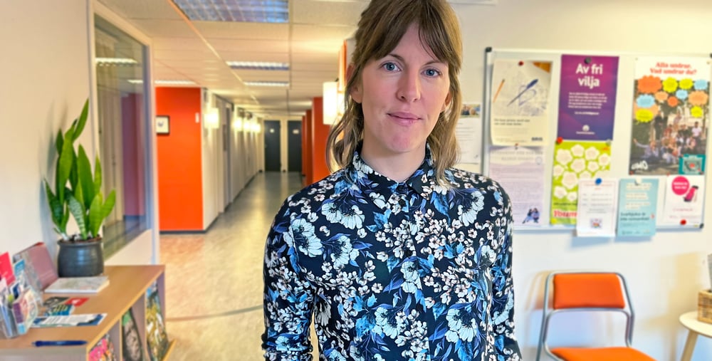 Frida Nika, kurator på ungdomsmottagningen i Gävle.