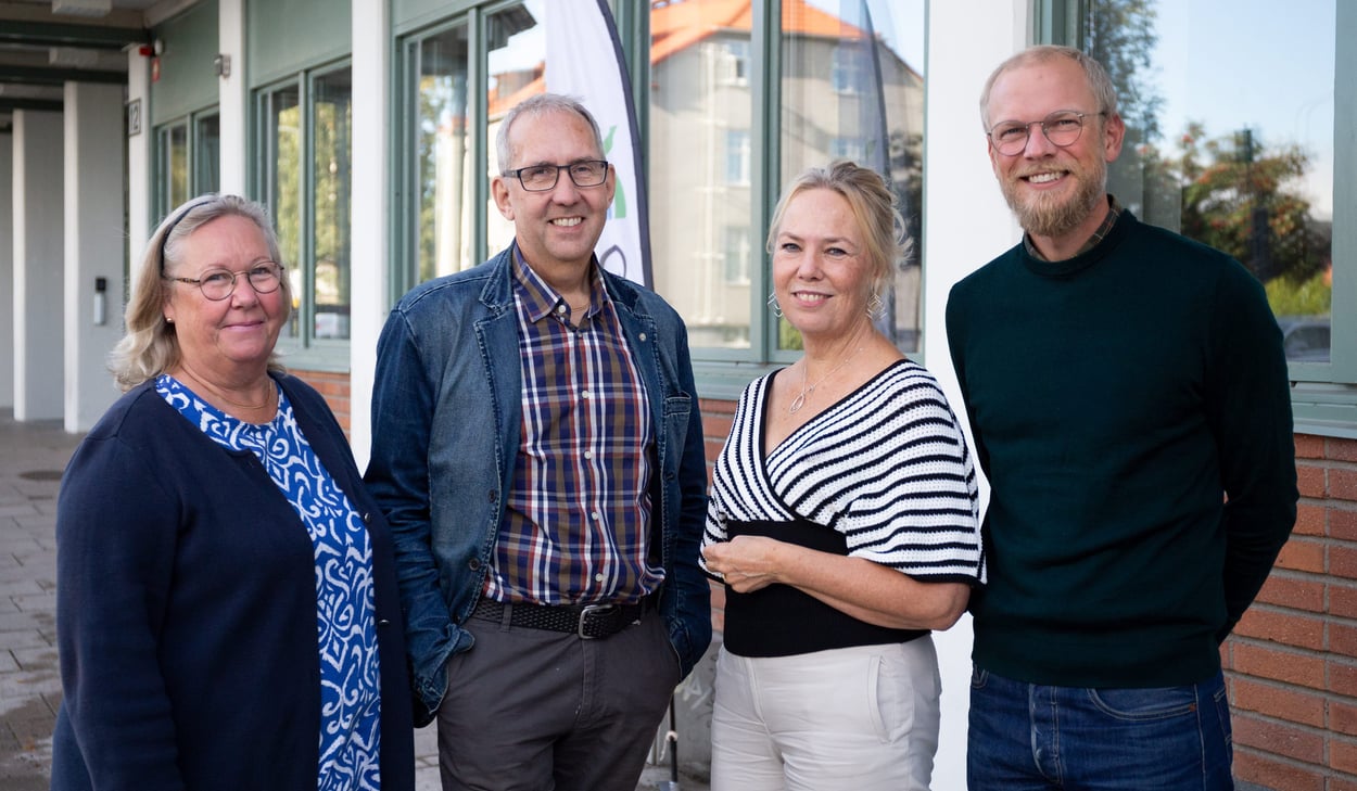 Stina Jonsson, Torbjörn Jonsson, Anna Beminge Linde och Mattias Öhr.
