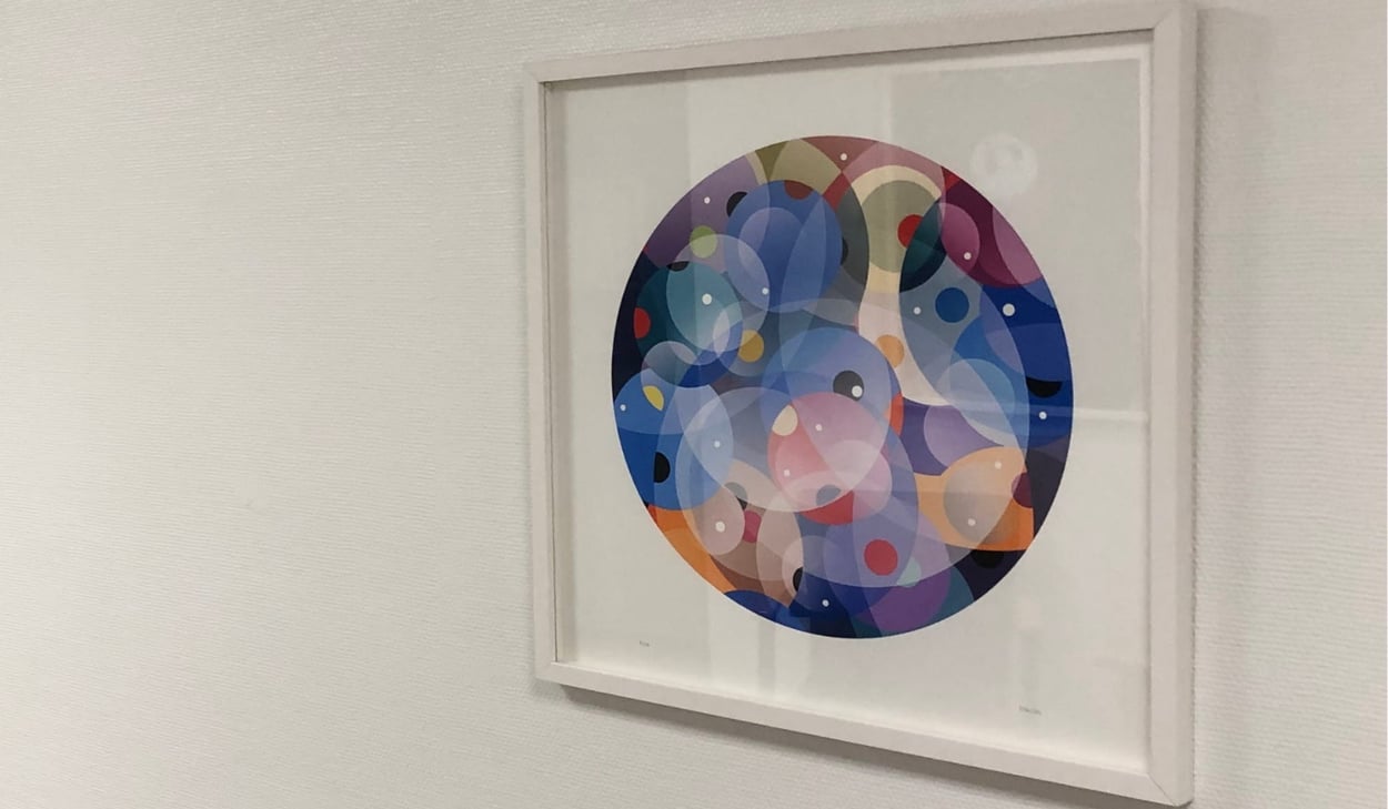 Konstverk Globe bright large i (2013) av Ove Carlsson