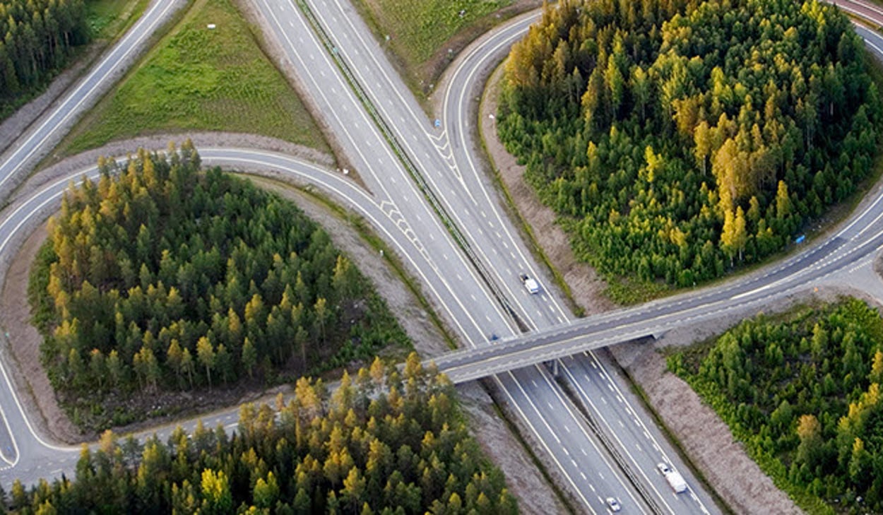 Infrastruktur flygbild
