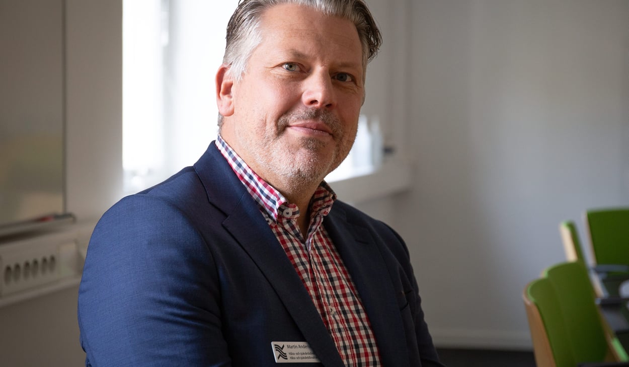 Martin Andersson, hälso- och sjukvårdsdirektör