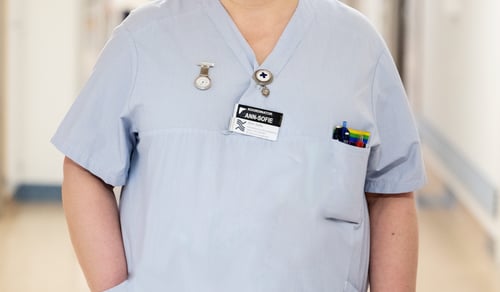 Foto på Ann-Sofie Johansson, sjuksköterska, barnsjukvården, Gävle