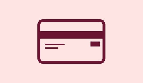 illustration av ett kreditkort