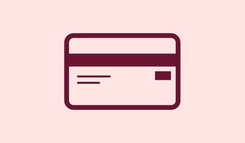 illustration av ett kreditkort